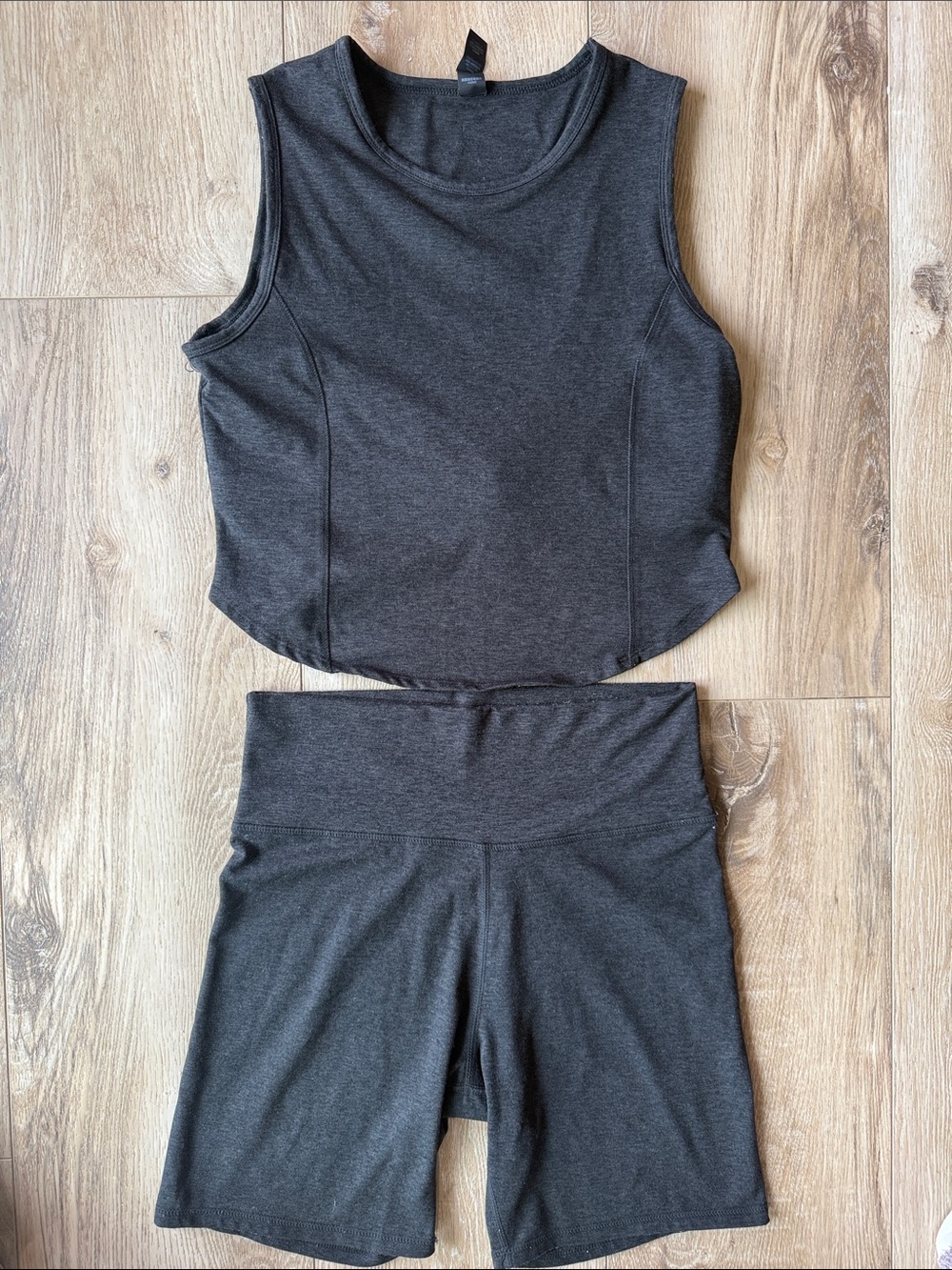Charcoal Gray Active Zobha Set Size L